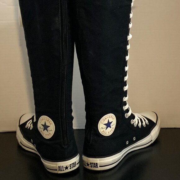 Unisex Converse All Star Chuck Taylor  VINTAGE  Zip-Up Boots Sz 6 mens 8 womans - Picture 4 of 6